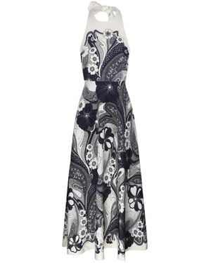 ALÉMAIS Mickey Midi Jurk - Blauw