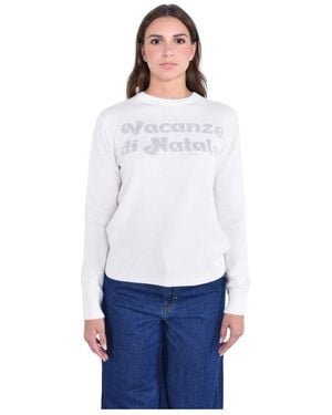 MC2 Saint Barth Round-Neck Knitwear - Blanco