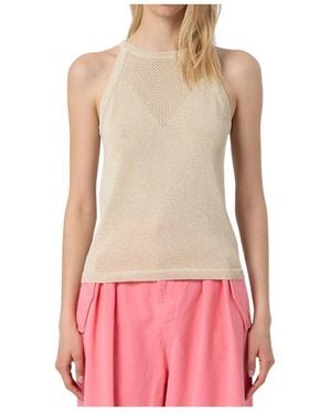 Fracomina Sleeveless Tops - Red