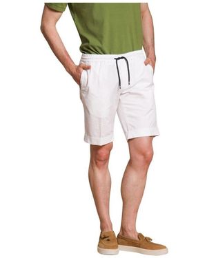 Mason's Herren Chino Jogger Bermuda Shorts - Grün