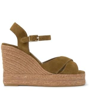 Castañer Schoenen ,Bruin ,Leer Blaudell Sandal - Metallic