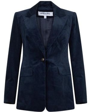 Veronica Beard Jassen ,Blauw ,Katoen Livvy Corduroy Dickey Jas