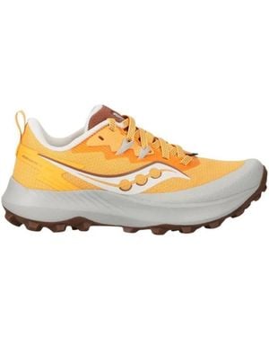 Saucony Fitness ,Oranje ,Peregrine 14 - Geel
