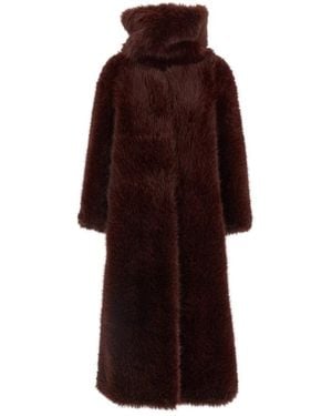 BB COUTURE Faux Fur & Shearling Jackets - Red