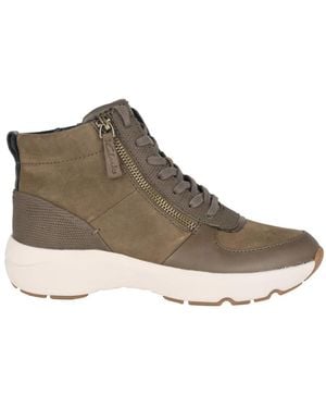 Clarks Grüner lace-zip stiefel für frauen - Grau