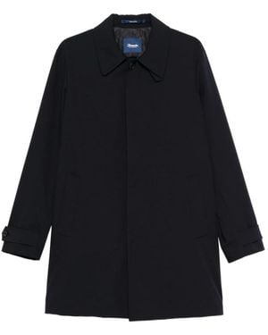 Drumohr Single-Breasted Coats - Blue