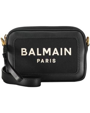Balmain Tassen ,Zwart ,Katoen Logo Schoudertas