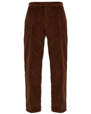 Ami Paris Straight Trousers - Marron