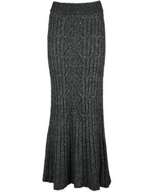 Alberta Ferretti Maxi Skirts - Grigio