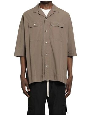 Rick Owens Short Sleeve Shirts - Natural