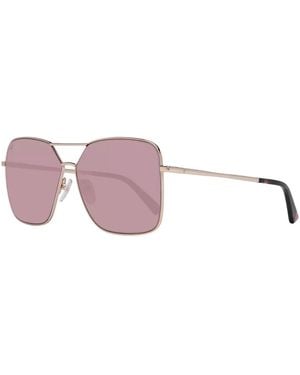 WEB EYEWEAR Occhiali da sole donna in oro rosa - Viola