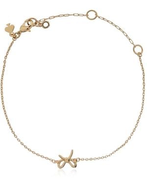 Kate Spade Girlie Pearlie Mini Bow Bracelet - Mettallic