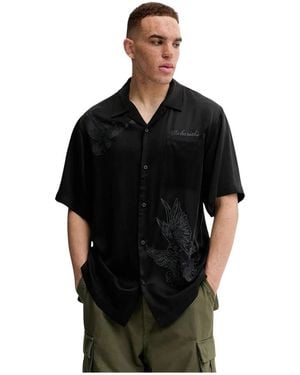 Maharishi Short Sleeve Shirts - Schwarz