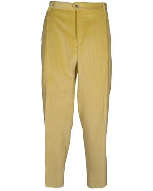 BRIGLIA Straight Trousers - Yellow