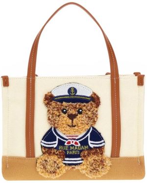 Rue Madam Tote Bags - Blanco