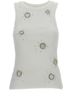 Des Phemmes Sleeveless Tops - Grey
