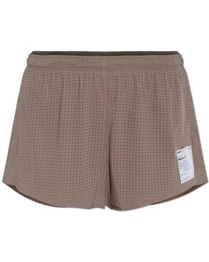 Satisfy Korte Broeken ,Bruin ,Nylon Space-O Shorts
