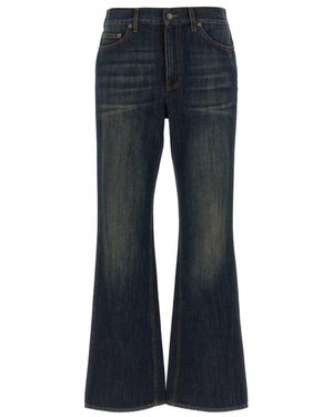 Burberry Jeans ,Blauw ,Leer Doria Flared Jeans