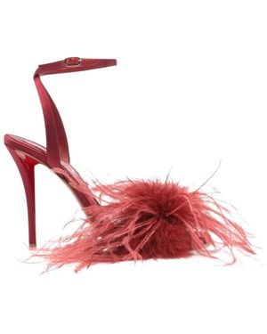 Christian Louboutin Miss Z Poupi 100 Riemchensandalen - Rot