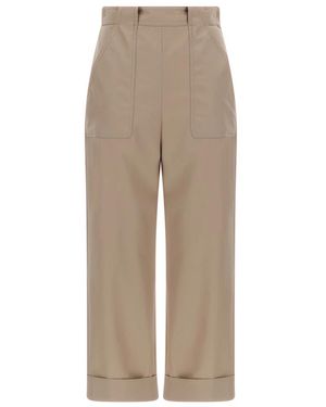 Max Mara Palio Broek - Naturel