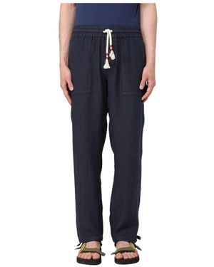 MC2 Saint Barth Straight Trousers - Blue