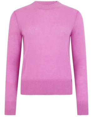 Herno Rundhalspullover - Pink