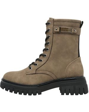 S.oliver Schoenen ,Bruin ,Leer Lace Boot Flat