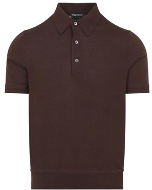 Tom Ford Polo Shirts - Marrón