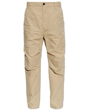 DSquared² Straight Trousers - Neutro