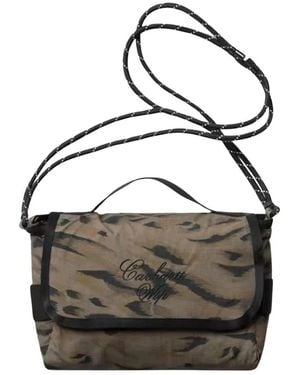 Carhartt Tassen ,Groen ,Nylon Travon Schoudertas - Zwart