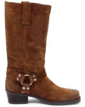 Julie Dee Cowboy & Biker Boots - Brown