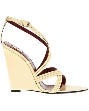 Saint Laurent Wedges - Metallic