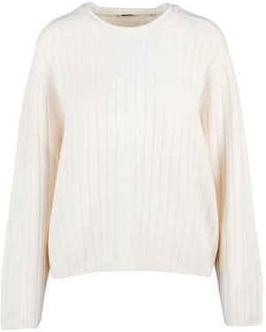Aspesi Round-Neck Knitwear - Bianco