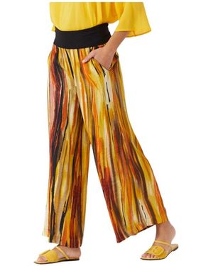 Manila Grace Wide Trousers - Naranja