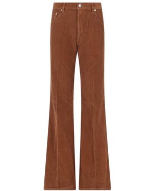 Haikure Clara Velvet Broeken - Bruin