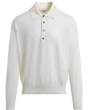 Bottega Veneta V-Neck Knitwear - Bianco