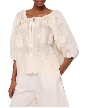 GAUDI Mousseline Blouse - Naturel