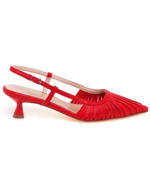 Anna F. Court Shoes - Red