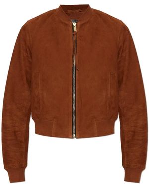 AllSaints Jassen ,Bruin ,Suède Orten Suède Jas
