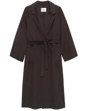 Arma Jassen ,Bruin ,Belted Coats - Zwart