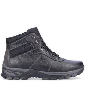 Rieker Lace-Up Boots - Grey
