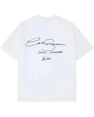 Cole Buxton Short Sleeve Hemden - Wit