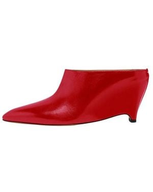 Maison Margiela Heeled Mules - Rojo