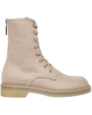 Max Mara Lace-Up Boots - Naturel