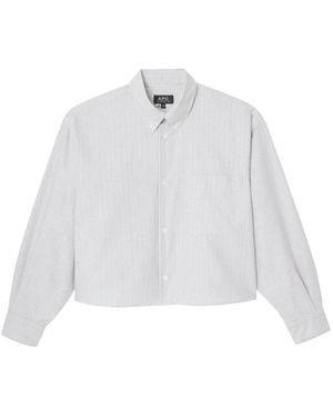 A.P.C. Chemise Sophia Button-Down Overhemd - Wit