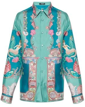 Versace Casual Shirts - Bleu