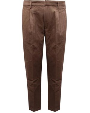 Armani Slim-Fit Trousers - Brown