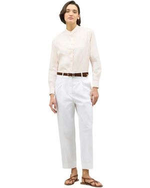 Boglioli Cropped Trousers - Bianco