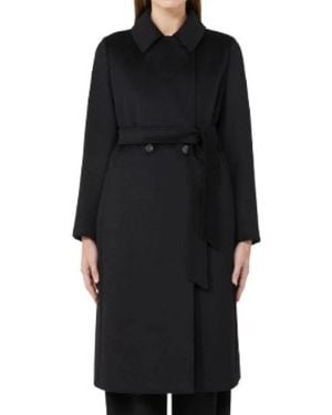 Max Mara Jassen ,Zwart ,Wol Bcollag Jas