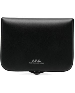 A.P.C. Wallets & Cardholders - Negro